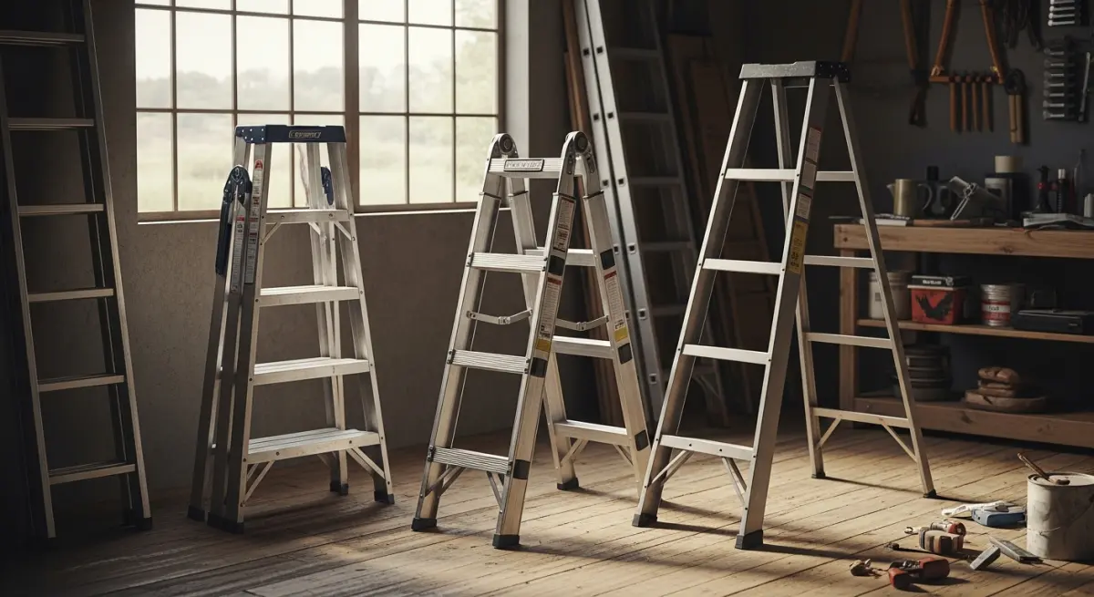 Składane, przegubowe czy teleskopowe? Porównanie najpopularniejszych typów drabin